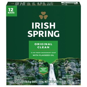 Irish Spring Bar Soap Original, 12 Ct - 3.7 Oz , CVS