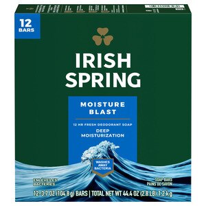 Irish Spring Moisture Blast Bar Soap, 12 Ct - 3.7 Oz , CVS