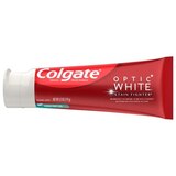 Colgate Optic White Stain Fighter Whitening Toothpaste, Fresh Mint Gel, thumbnail image 4 of 5