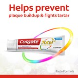 Colgate Total Anticavity, Antigingivitis, and Antisensitivity Toothpaste with Stannous Fluoride, Clean Mint, thumbnail image 2 of 5