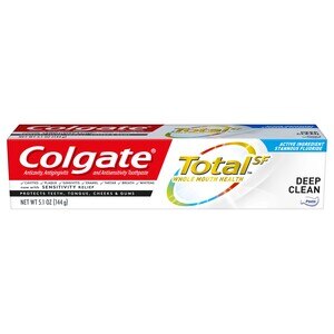 Colgate Total Anticavity, Antigingivitis, And Antisensitivity Deep Clean Toothpaste With Stannous Fluoride, 5.1 Oz , CVS