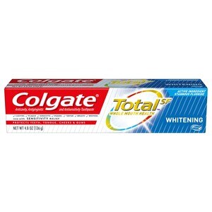 Colgate Total Anticavity, Antigingivitis, And Antisensitivity Whitening Gel Toothpaste With Stannous Fluoride, 4.8 Oz - 5.1 Oz , CVS