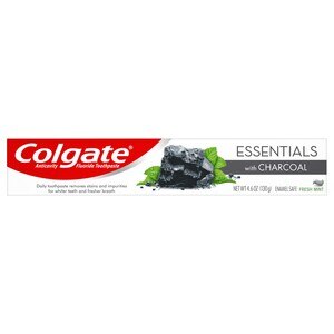 Colgate Essentials with Charcoal Toothpaste, 4.6 ounce