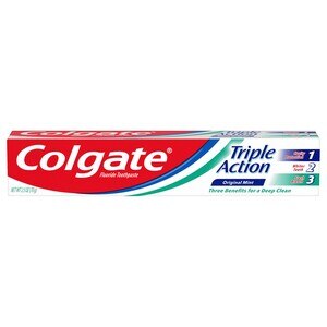 Colgate Triple Action Toothpaste, Original Mint - 2.5 Oz , CVS