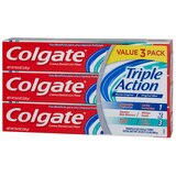 Colgate Triple Action Anticavity Toothpaste, Original Mint - 8.0 OZ (3 Pack), thumbnail image 3 of 4