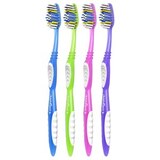 Colgate Extra Clean Toothbrush, Medium Bristle, 4 pack, thumbnail image 2 of 4