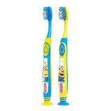 Colgate Kids Minions Toothbrush, Extra Soft Bristle, 2 CT, thumbnail image 4 of 5