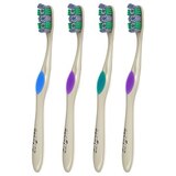 Colgate 360 Optic White Whitening Toothbrush, Soft Bristle, 4 CT, thumbnail image 3 of 4