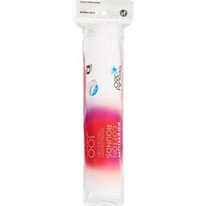 Beauty 360 Hypoallergenic Premium Cotton Rounds, 100CT