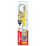 Colgate Kids Battery Powered Toothbrush, Minions, Extra Soft Bristle, thumbnail image 1 of 5