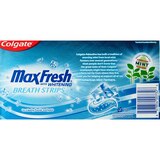 Colgate Max Fresh Whitening Anticavity Fluoride Toothpaste with Breath Strips, Cool Mint, 6.3 OZ, thumbnail image 5 of 13