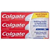 Colgate Baking Soda and Peroxide Whitening Toothpaste, Brisk Mint  8 OZ, 3 Pack, thumbnail image 1 of 4