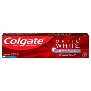 Colgate Optic White Advanced Teeth Whitening Toothpaste, Icy Fresh, 4.5 Ounce - 4.5 Oz , CVS