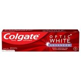 Colgate Optic White Advanced Teeth Whitening Toothpaste, thumbnail image 1 of 4
