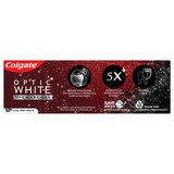 Colgate Optic White Teeth Whitening Charcoal Toothpaste, Cool Mint, 4.2 OZ, thumbnail image 2 of 4