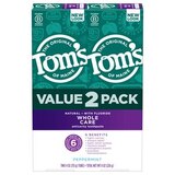 Tom's of Maine Whole Care Fluoride Anticavity Toothpaste, Peppermint, thumbnail image 1 of 4