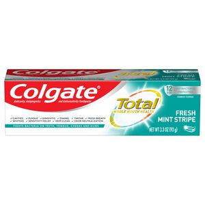 Colgate Total Fresh Mint Stripe - Pasta dental en gel, 3.3 oz
