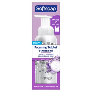 SoftSoap Sparkling Lavender Foaming Tablets Starter Kit, 2CT