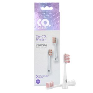 CO. by Colgate The CO. Worker Electric Toothbrush Replacement Heads, 2CT