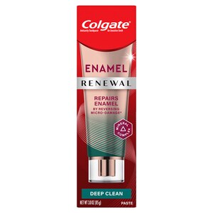 Colgate Enamel Renewal Toothpaste, Deep Clean, Mint Toothpaste, 3 OZ