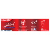 Colgate Optic White Stain Fighter with Baking Soda Anticavity Fluoride Toothpaste, Clean Mint, thumbnail image 2 of 4
