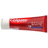 Colgate Optic White Anticavity Stain Fighter Toothpaste with Fluoride and Baking Soda, Clean Mint, 4.2 OZ, thumbnail image 3 of 4