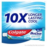 Colgate Max Clean SmartFoam with Whitening Toothpaste, Effervescent Mint, 6 OZ, thumbnail image 4 of 8