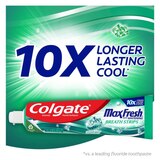 Colgate Max Fresh Whitening Anticavity Fluoride Toothpaste with Breath Strips, Clean Mint, thumbnail image 4 of 8