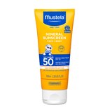 Mustela Baby & Family Mineral Sunscreen Lotion SPF 50 Broad Spectrum, 3.4 OZ, thumbnail image 1 of 9