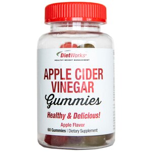 DietWorks Apple Cider Vinegar Gummies, 60 CT