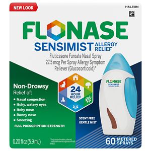 Flonase Sensimist Non-Drowsy 24HR Allergy Relief Spray, 60 Sprays