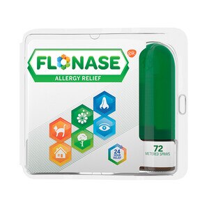 Flonase - Medicamento para la alergia, 24 horas de alivio, spray nasal con dosis medidas, no provoca somnolencia