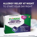 Flonase 6HR Nighttime Allergy Relief Tablets, 2.5mg Triprolidine HCl, 36 CT, thumbnail image 2 of 5