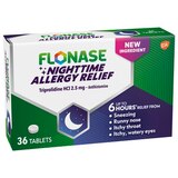 Flonase 6HR Nighttime Allergy Relief Tablets, 2.5mg Triprolidine HCl, 36 CT, thumbnail image 3 of 5