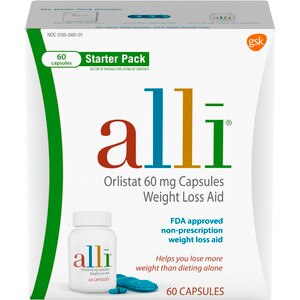 Alli Diet Weight Loss Supplement Pills, Orlistat 60mg Capsules Starter Pack, 60 Ct , CVS