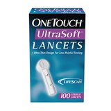 Onetouch Ultrasoft Lancets, 100 CT, thumbnail image 1 of 1