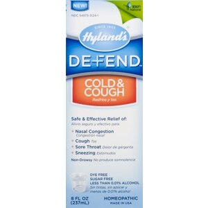 Hyland's DeFend Cold & Cough Liquid