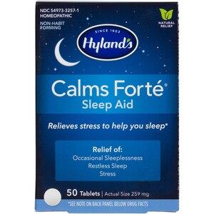 Hyland's - Tabletas de ayuda para dormir Calms Forte