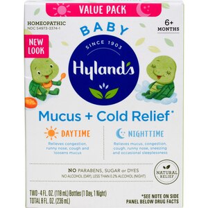Hyland's Baby Mucus + Cold Relief Day & Nighttime Value Pack