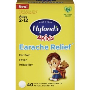  Hylands 4 Kids Earache Tabs, 40 CT 