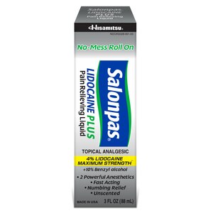 Salonpas Lidocaine Plus Pain Relieving Liquid, 3OZ