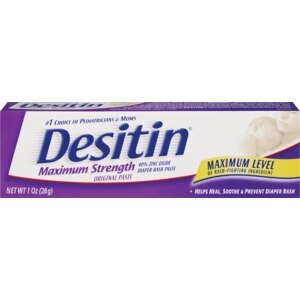 Desitin Maximum Strength 40% Zinc Oxide Original Diaper Rash Paste - 1 Oz , CVS