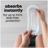 U by Kotex Security Ultra Thin Pads, Regular, Unscented, 44 Count, thumbnail image 3 of 9