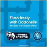 Cottonelle Fresh Care Flushable Wet Wipes, Adult Wet Wipes, 1 Refill Pack, 168 ct, thumbnail image 4 of 9