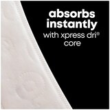 U by Kotex Lightdays Liners, Extra Coverage, Fragrance-Free, 80 Count, thumbnail image 2 of 9