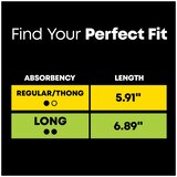 U by Kotex Barely There Liners, Light Absorbency, Regular, Fragrance-Free, 50 Count, thumbnail image 5 of 9