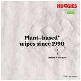 Huggies Natural Care Sensitive Baby Wipes, Unscented, 1 Flip-Top Pack (56 Wipes Total), thumbnail image 2 of 9