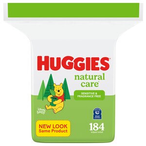 Huggies Unscented Baby Wipes, 184 Ct , CVS