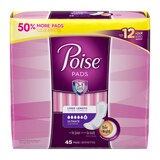 Poise Ultimate Absorbency Incontinence Pads, thumbnail image 2 of 7