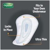 Depend Incontinence Shields for Men Light Absorbency, thumbnail image 2 of 8